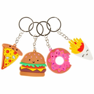 Mix Porte-cl&eacute;s Fast Food (48 pcs)