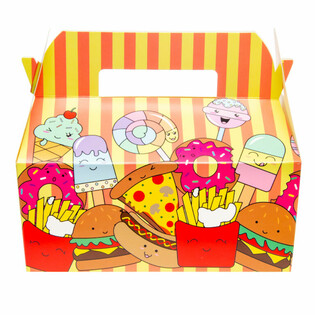 Boîtes Menu Fastfood - 22,5 x 12 x 9,5 cm (24 pièces)