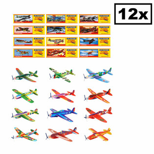 AVIONS EN MOUSSE (12 pcs)