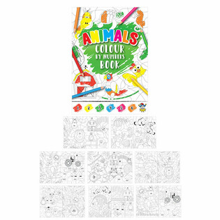 Cahier de Coloriage par Num&eacute;ros - Animaux (48 pi&egrave;ces)