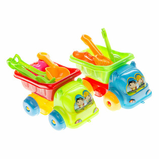 Jouet de Plage dans un Petit Camion (12 pcs)