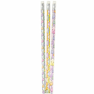 Crayons 'Caca' Néon avec Gomme (12 pièces)