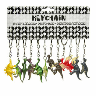 Porte-cl&eacute;s Dinosaures en Mix (48 pcs.)