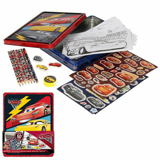 Set de Création 3D DISNEY CARS en Boîte Métal (12 pcs)