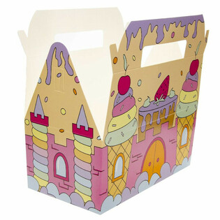Boîte Repas Enfant Château de Glace - 22,5 x 12 x 9,5 cm (24 pcs)