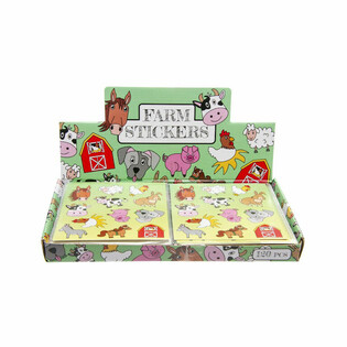 Autocollants Fun – Modèle : Animaux de la Ferme (120 pcs)