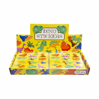 AUTOCOLLANTS FUN STICKERS – MODÈLE : DINOSAURE (120 pcs)