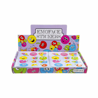 AUTOCOLLANTS RIGOLOS &ndash; MOD&Egrave;LE : SMILEY (120 pcs)