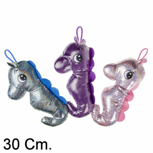 Hippocampe en peluche, 30 cm - Couleurs assorties