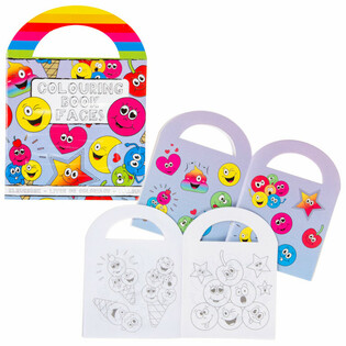 Petits coloriages Smiley avec autocollants (48 pièces)