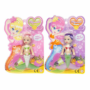 Poup&eacute;e Sir&egrave;ne sur Carte (12 pcs)