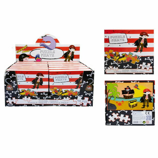 Puzzle de Pirates 48 Pièces - Présentoir Complet (12 Pièces)