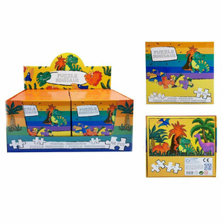 Puzzle Dinosaure 48 Pièces - Présentoir (12 pièces)