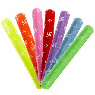 BRACELET SLAP MIX COULEURS FLUO (36 pcs)