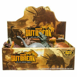 GRANDS DINOSAURES - FIGURINES DANS PRÉSENTOIR (12 pcs)