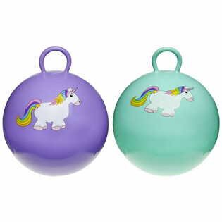 Ballon Sauteur Licorne (6 pi&egrave;ces) - 46 cm