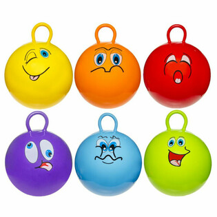 Ballon Sauteur Smiley - Ø 46 cm (6 pièces)