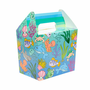 Boîtes à Menu / Boîtes à Friandises Animaux Marins (12 pcs)
