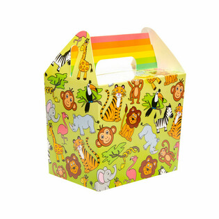 Bo&icirc;tes &agrave; Menu / Bo&icirc;tes &agrave; Go&ucirc;ter Animaux de la Jungle (12 pi&egrave;ces)