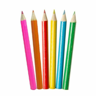 Set de 6 Crayons de Couleur 'Filles'