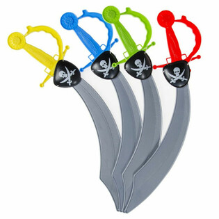 SABRE DE PIRATE AVEC CACHE-ŒIL DE PIRATE (12 pcs)