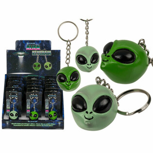**MÉGA PRIX BAS** PORTE-CLÉS ALIEN (18 pcs.)