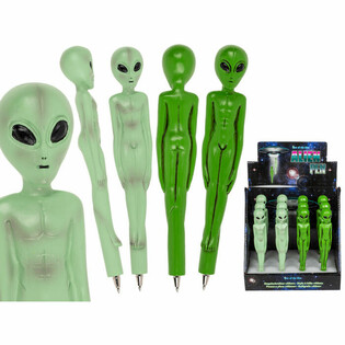 Stylos à Bille Alien 3D en Présentoir (12 pcs) - PRIX MINI