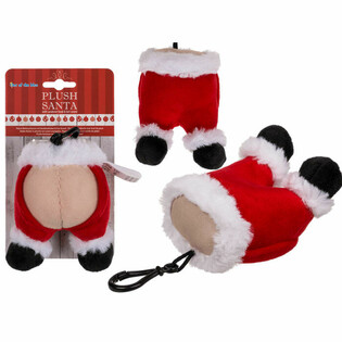 Porte-Cl&eacute;s P&egrave;re No&euml;l en Peluche avec Bruit de Pet (24 pcs) - PRIX CHOC