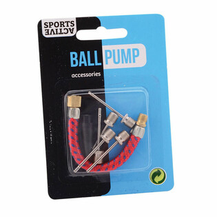 SPORTS ACTIVE - SET D'ACCESSOIRES POUR POMPE &Agrave; BALLONS 7 PI&Egrave;CES