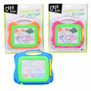 CREA KIDS - ARDOISE MAGIQUE MAGNÉTIQUE COULEUR (12 pcs.)