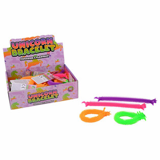 Bracelets Licorne Puffer en Présentoir (48 pièces)
