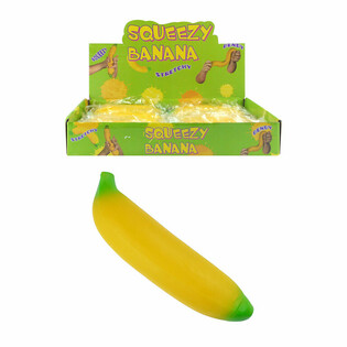 Banane Squeeze - 18 cm (Pr&eacute;sentoir de 12 pi&egrave;ces)