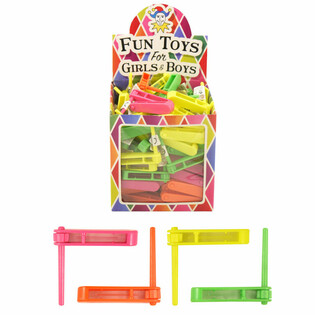 Petits hochets en pr&eacute;sentoir - Mix n&eacute;on (108 pcs)