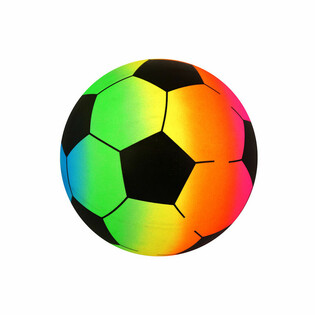 BALLON DE FOOT ARC-EN-CIEL &Oslash;20CM (Lot de 12)