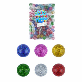 Balles Rebondissantes Paillet&eacute;es &Oslash;3,3CM (100 pi&egrave;ces)