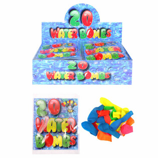 Pr&eacute;sentoir de 48 sachets de bombes &agrave; eau (20 pi&egrave;ces/sachet)