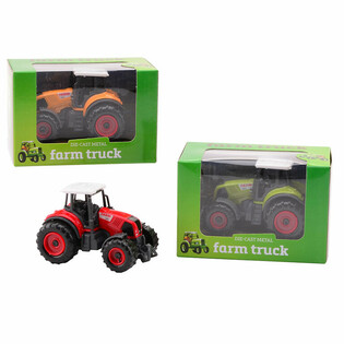 FARM MASTERS - TRACTEUR DIE-CAST EN BOÎTE CADEAU (12 pcs)