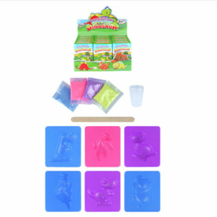 Kit de Loisirs Cr&eacute;atifs Cr&eacute;e Ton Dinosaure - Pr&eacute;sentoir (12 pcs)