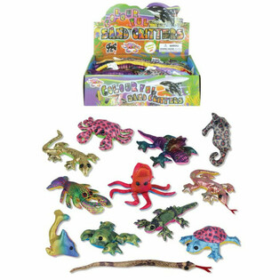 Animaux Mall&eacute;ables Sable et Paillettes en Display (24 pi&egrave;ces)