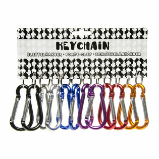 Porte-clés Mousqueton Colorés (48 pcs)