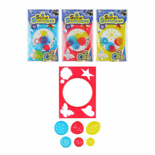 Spirographe - Bloc &agrave; Dessin Spirale (12 pcs)