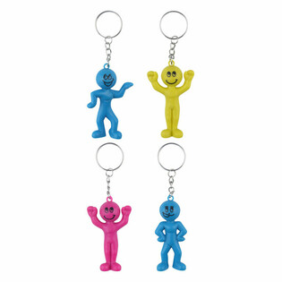 Porte-cl&eacute;s Bonshommes Smiley (60 pcs.)