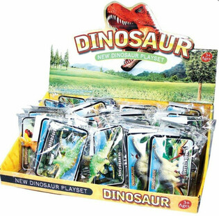 Présentoir de Figurines de Dinosaures (36 pièces)