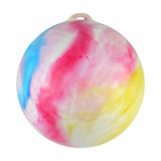 Balle Marbr&eacute;e Color&eacute;e &Oslash; 25 cm avec Crochet (12 pi&egrave;ces)