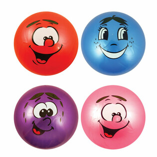 Ballon Visage Souriant Joyeux &Oslash; 25 cm (12 pi&egrave;ces)