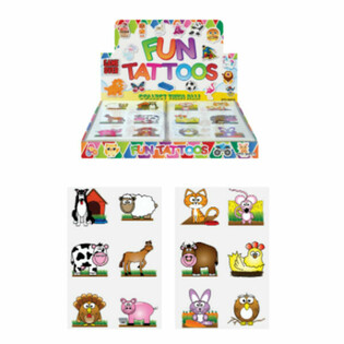 Tatouages Fun - Animaux de la Ferme (96 planches)