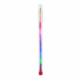 Stylo crayons de cire empilables (24 pi&egrave;ces)