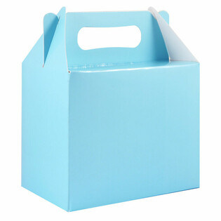 Bo&icirc;tes &agrave; Cadeaux et Friandises Bleu Clair 14x18x10 cm (12 pcs)