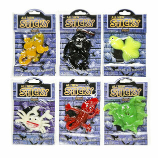 STICKY ANIMALS - GRANDES FIGURINES COLLANTES EFFRAYANTES (60 pces)