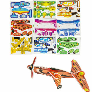 Avions en mousse pour pochette surprise (96 pièces)